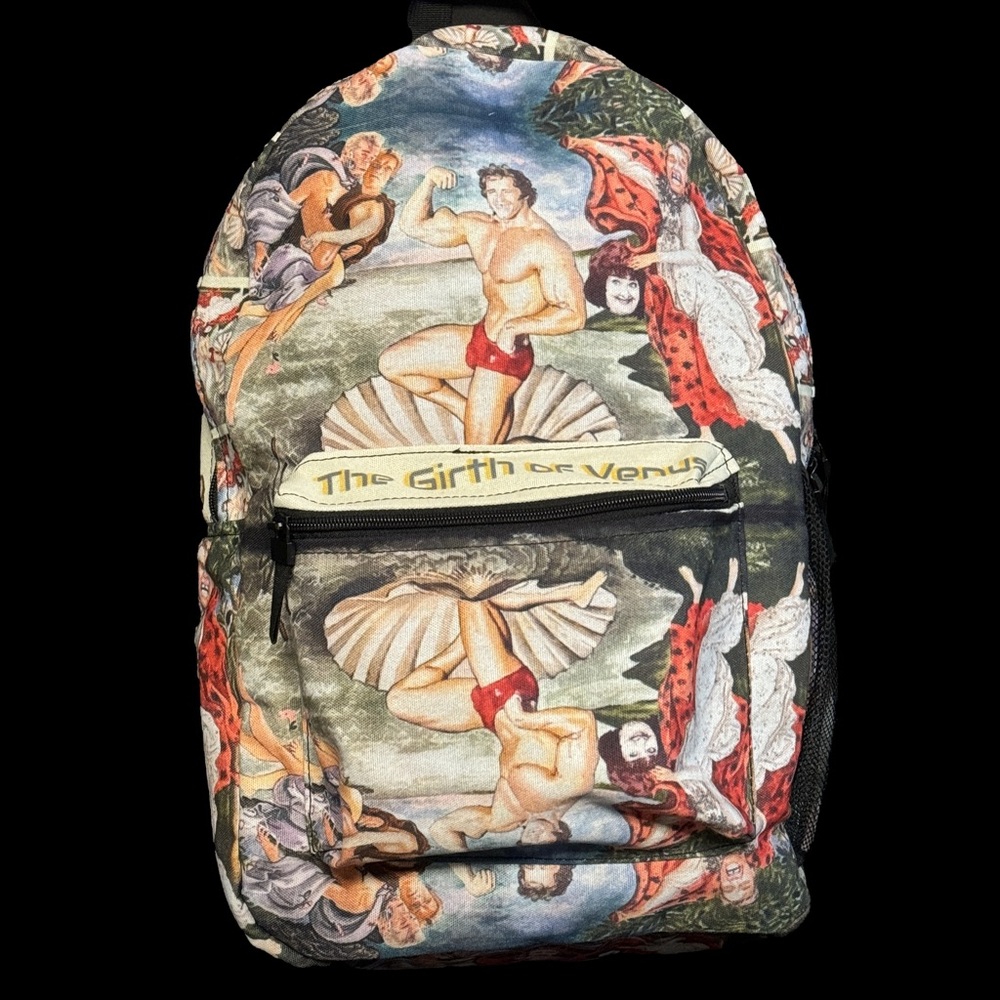 The Girth of Venus Premium Backpack - Arnold Schwarzenegger Artisan School Bag